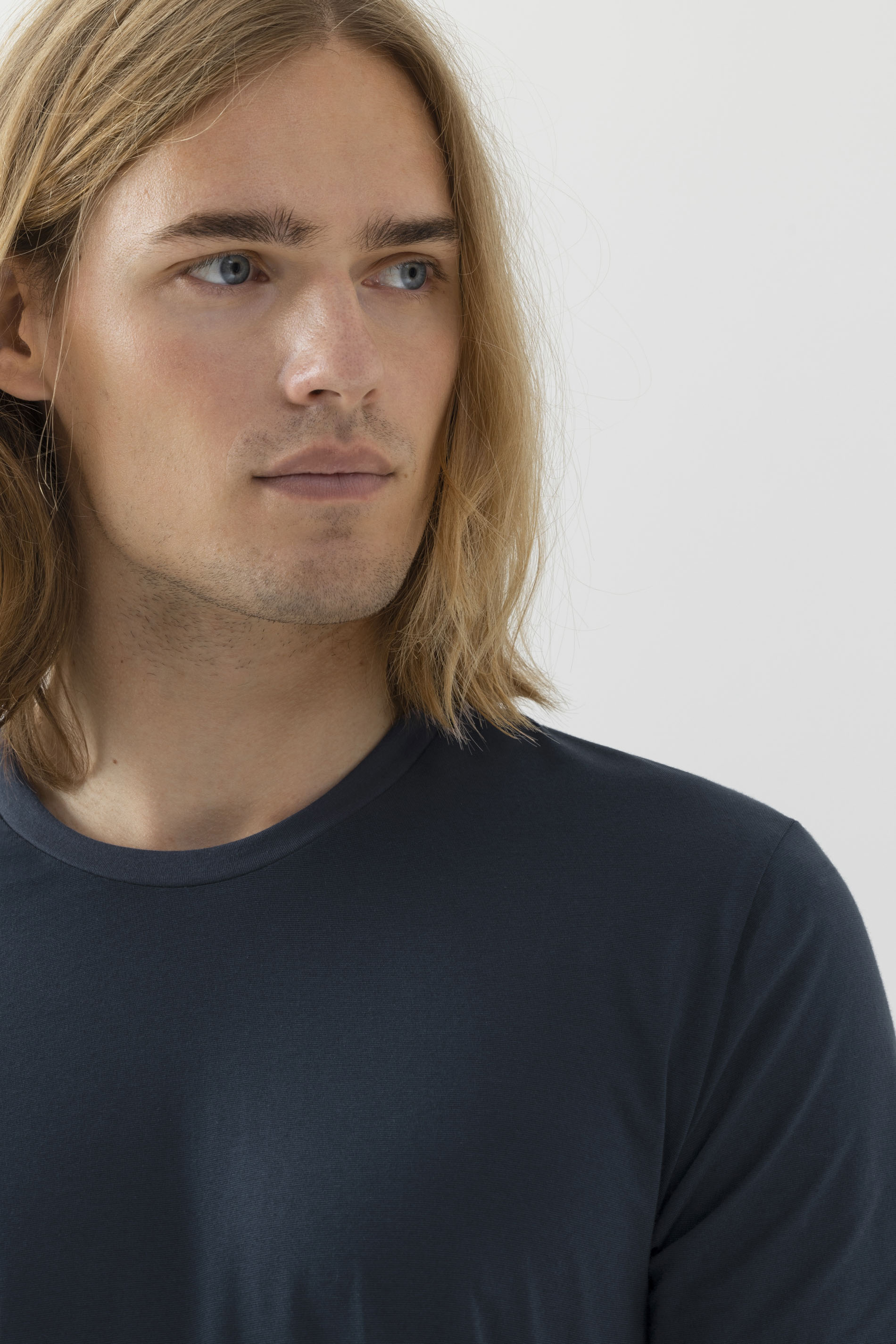 MEY (Dry Cotton) Футболка с круглым вырезом «Yacht blue»