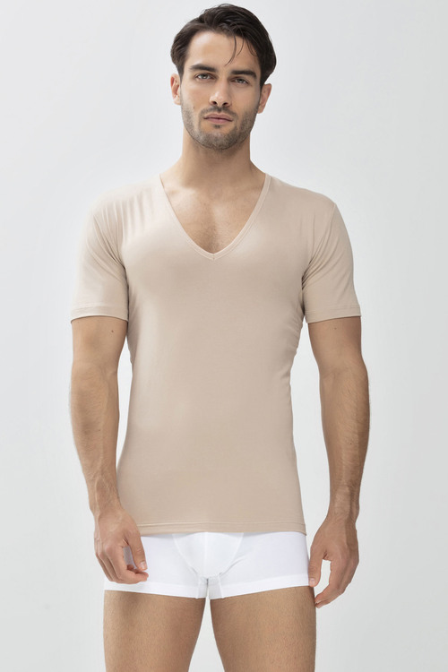 MEY (Dry Cotton) Mужская футболка-подрубашник «Light skin»