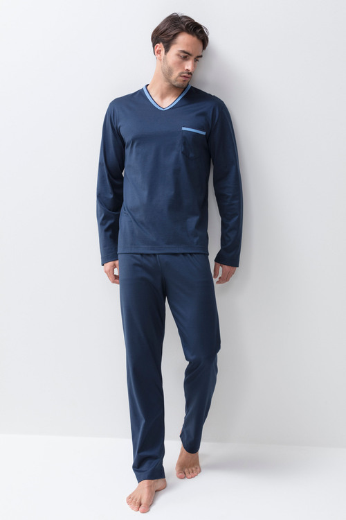 MEY (Leongatha) Пижама с брюками «Yacht blue»