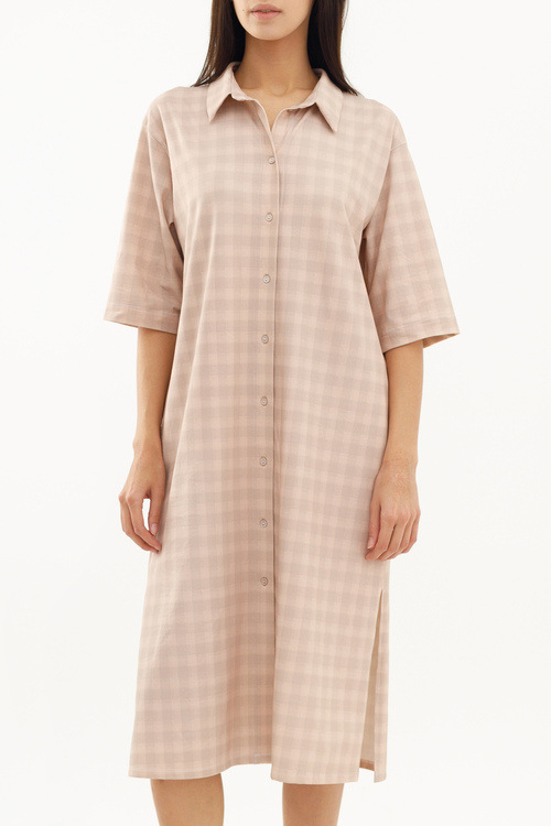 Платье-рубашка «Матрица баланса»