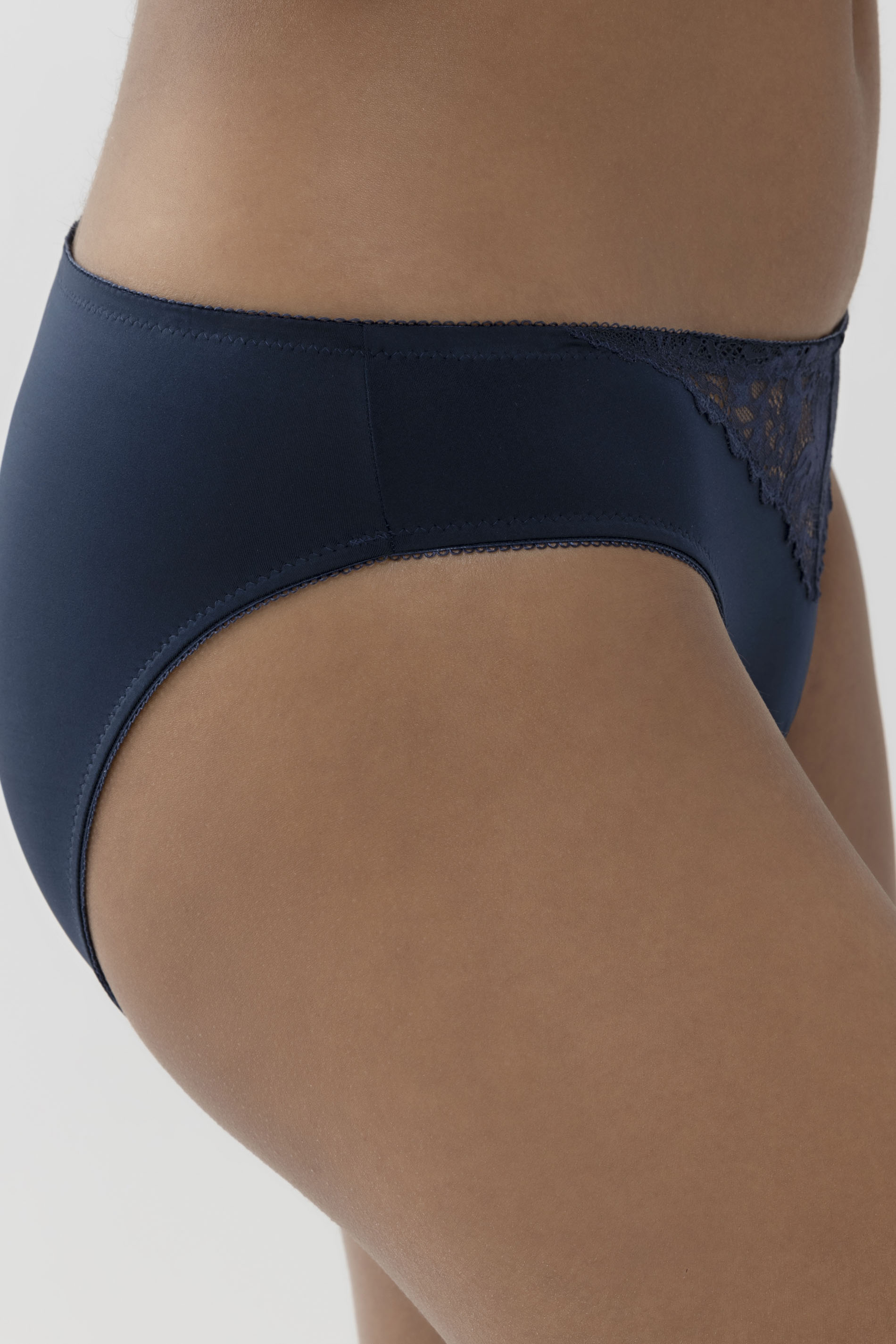 MEY (Luxurious) Трусы слипы с кружевом «Night blue»