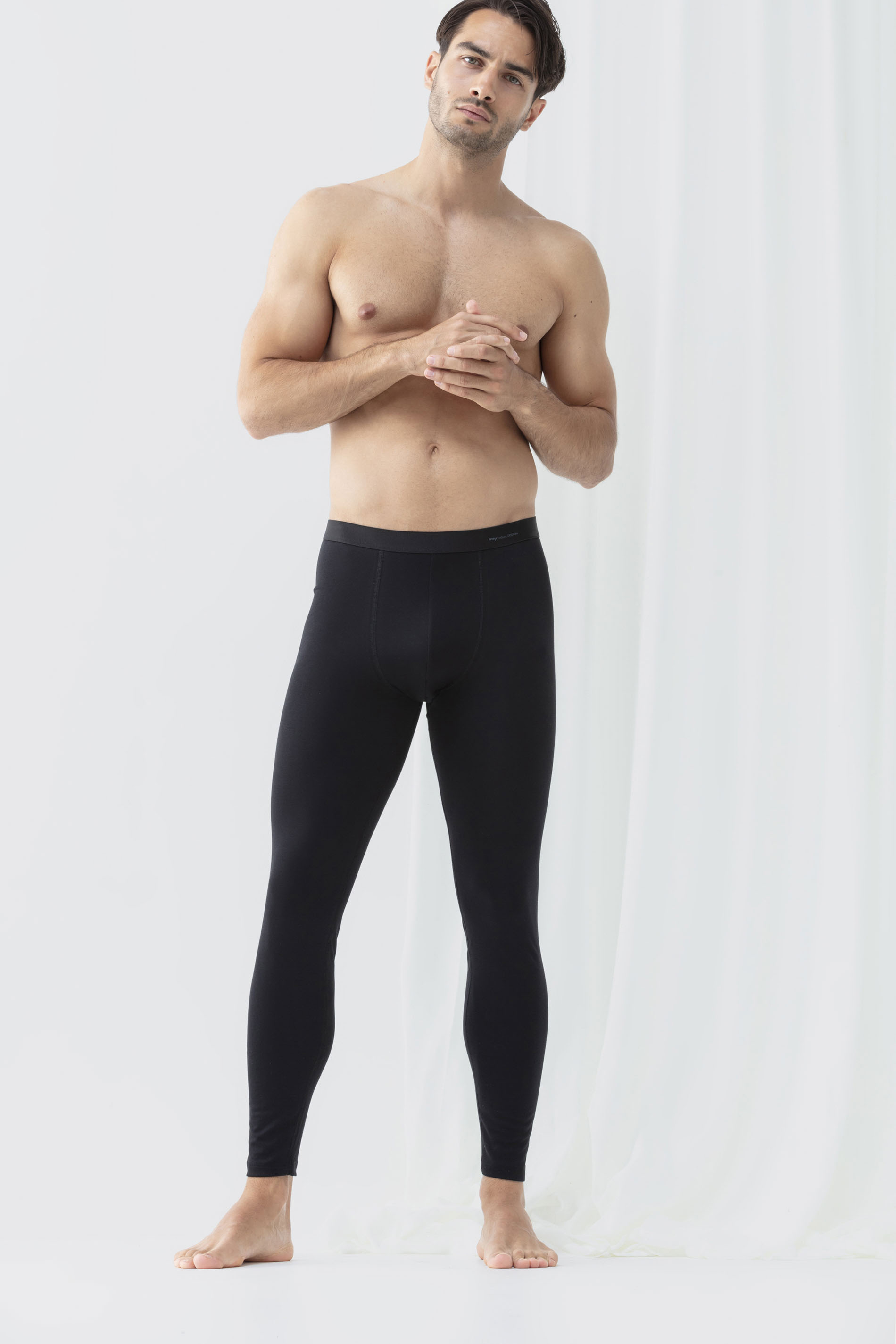 MEY (Casual Cotton) Mужские кальсоны «Black»