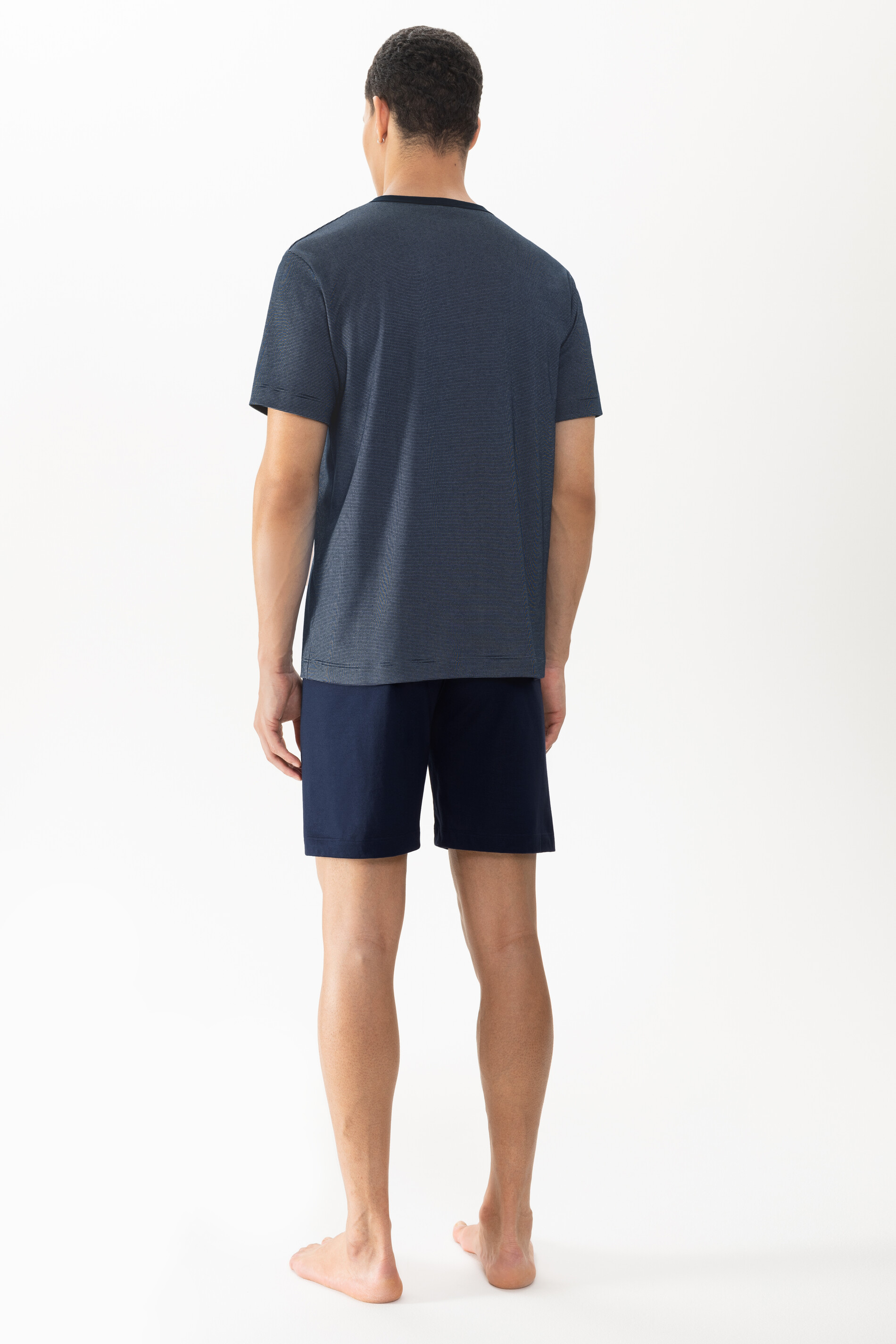 MEY (Bennison) Мужская пижама с шортами «Yacht blue»