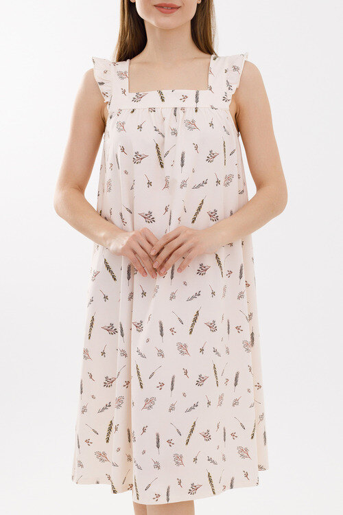 Сорочка на широких бретелях  «После росы»