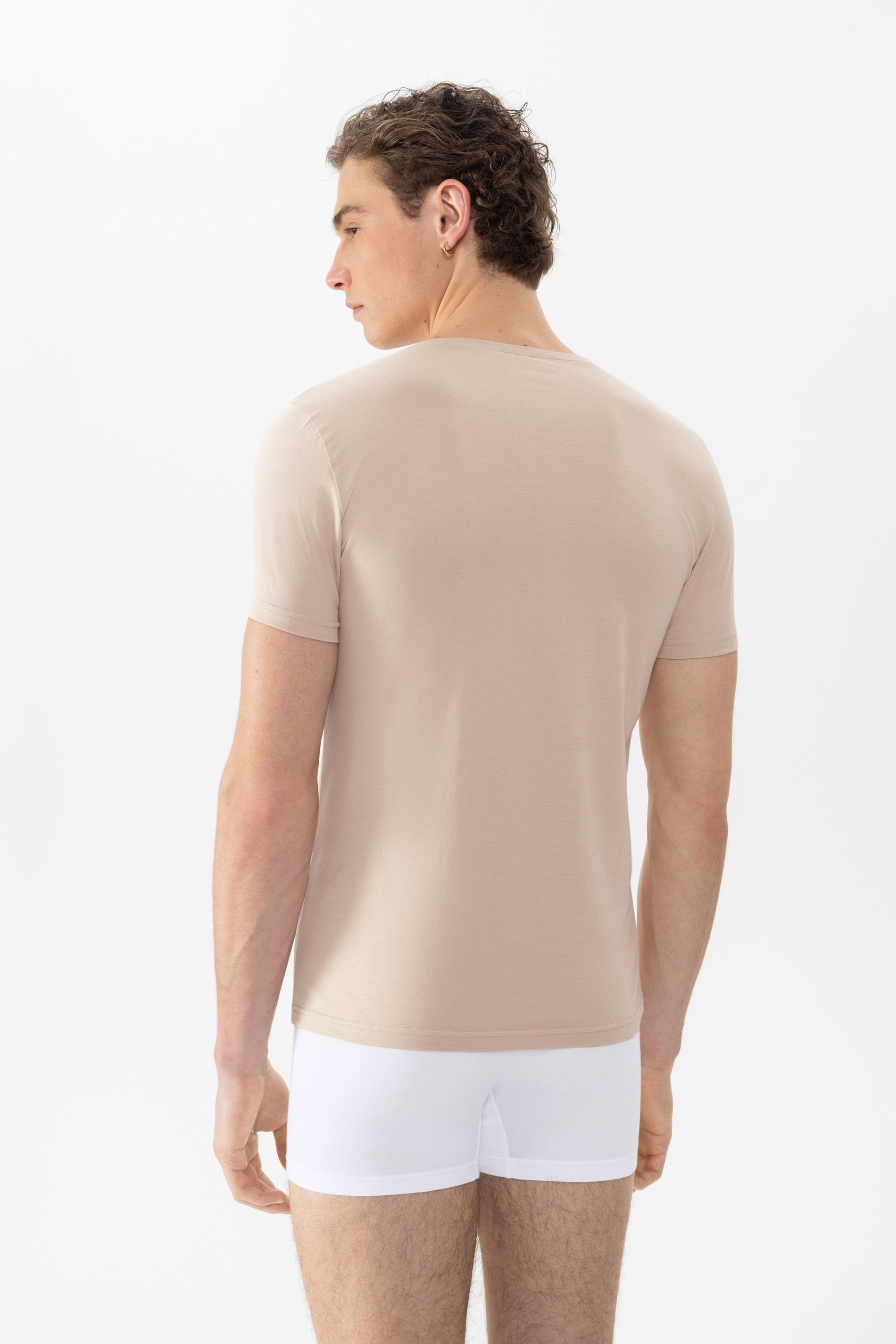 MEY (Comfort cotton) Mужская футболка-подрубашник «Light skin»