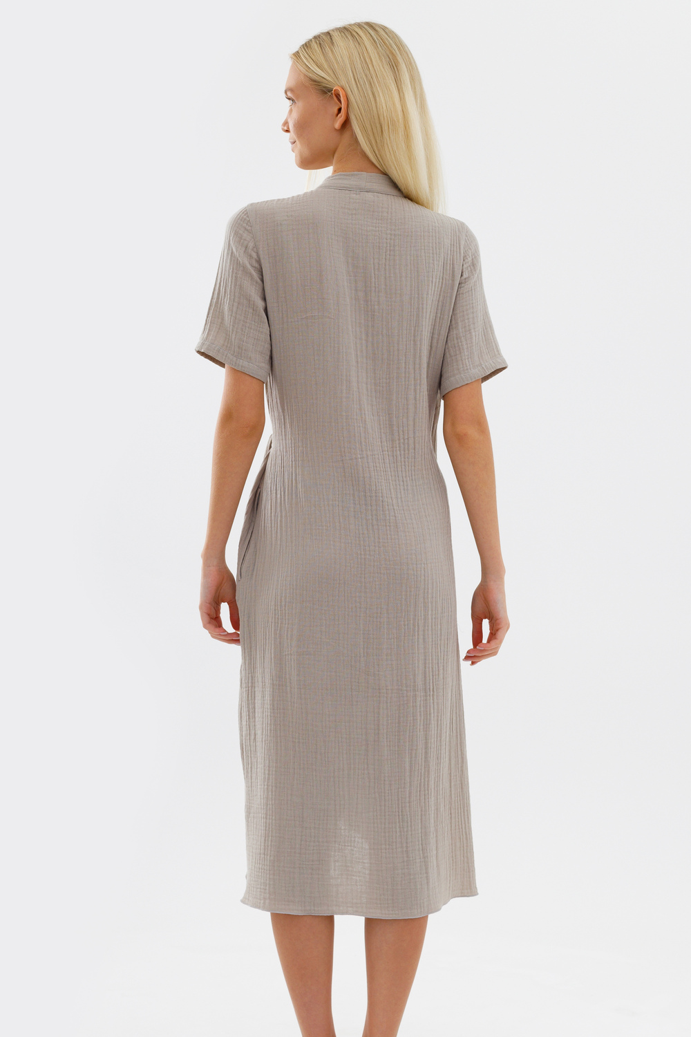 Платье с рюшей «Овсяная каша»