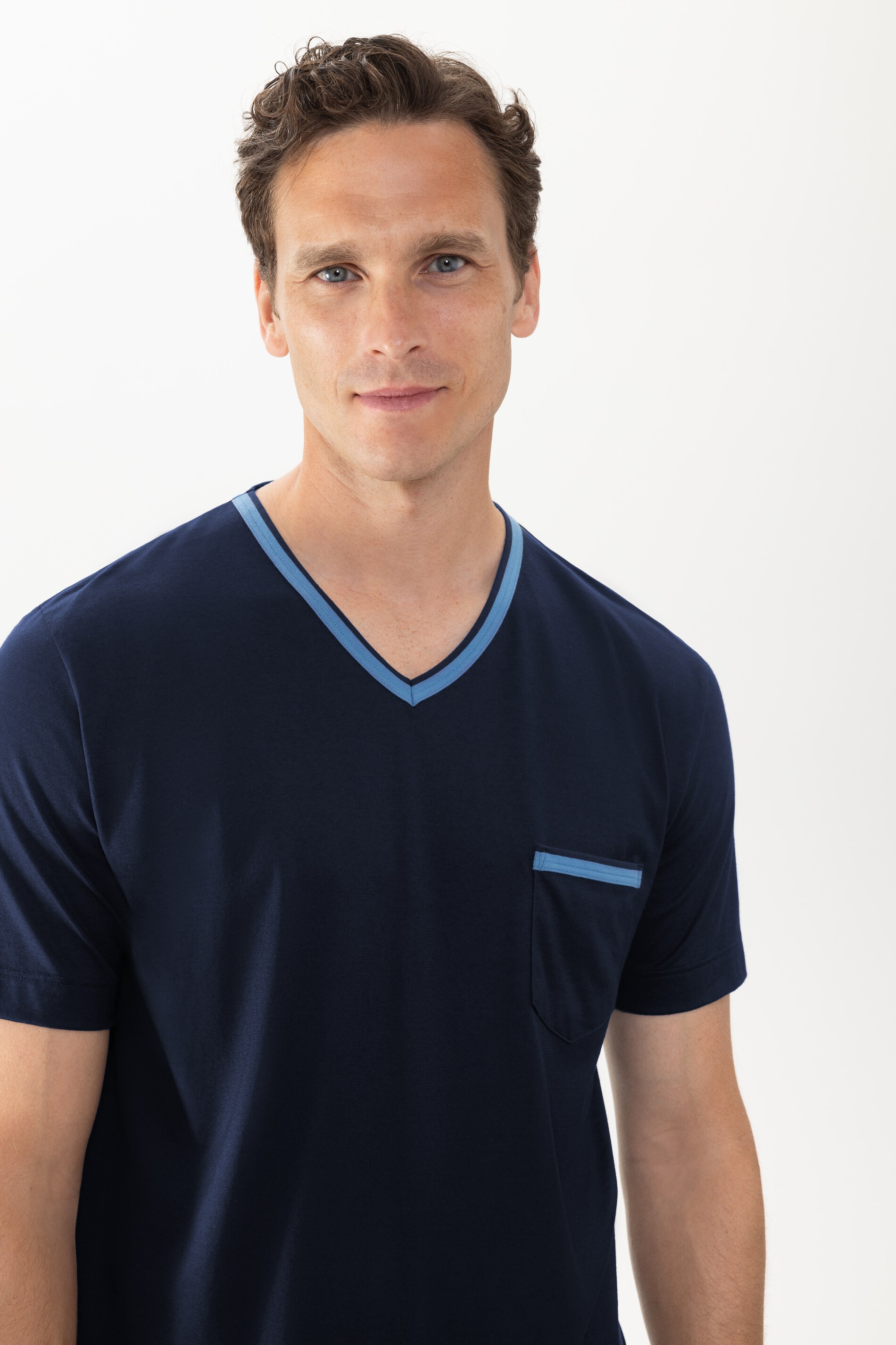 MEY (Leongatha) Мужская пижама с шортами «Yacht blue»