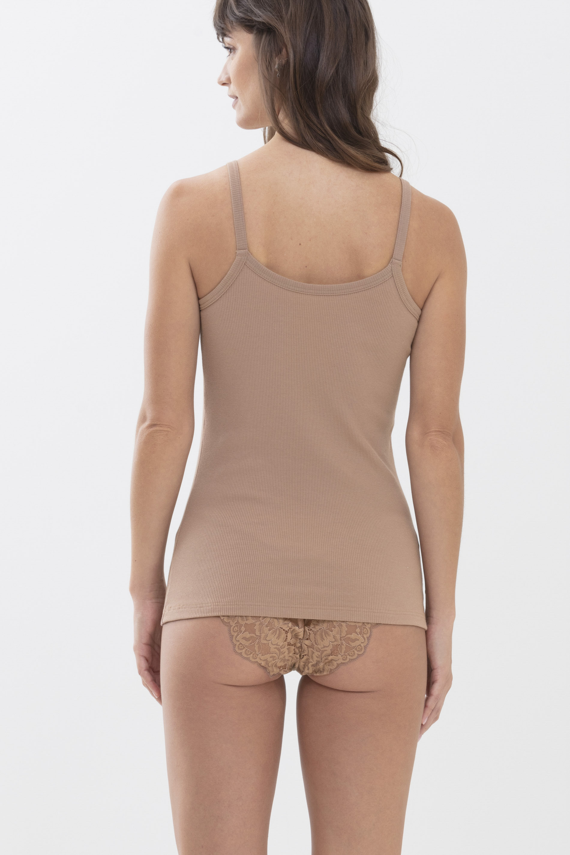 MEY (Organic cotton) Топ с кружевом «Chai tea»