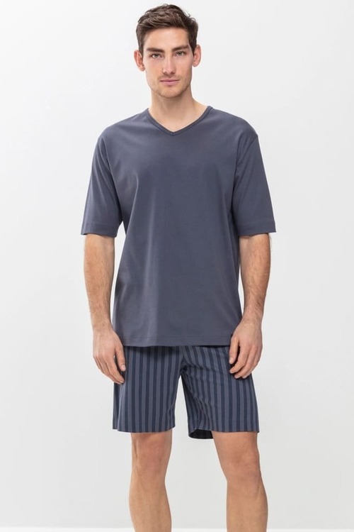 MEY Mужская футболка свободная «Soft grey»