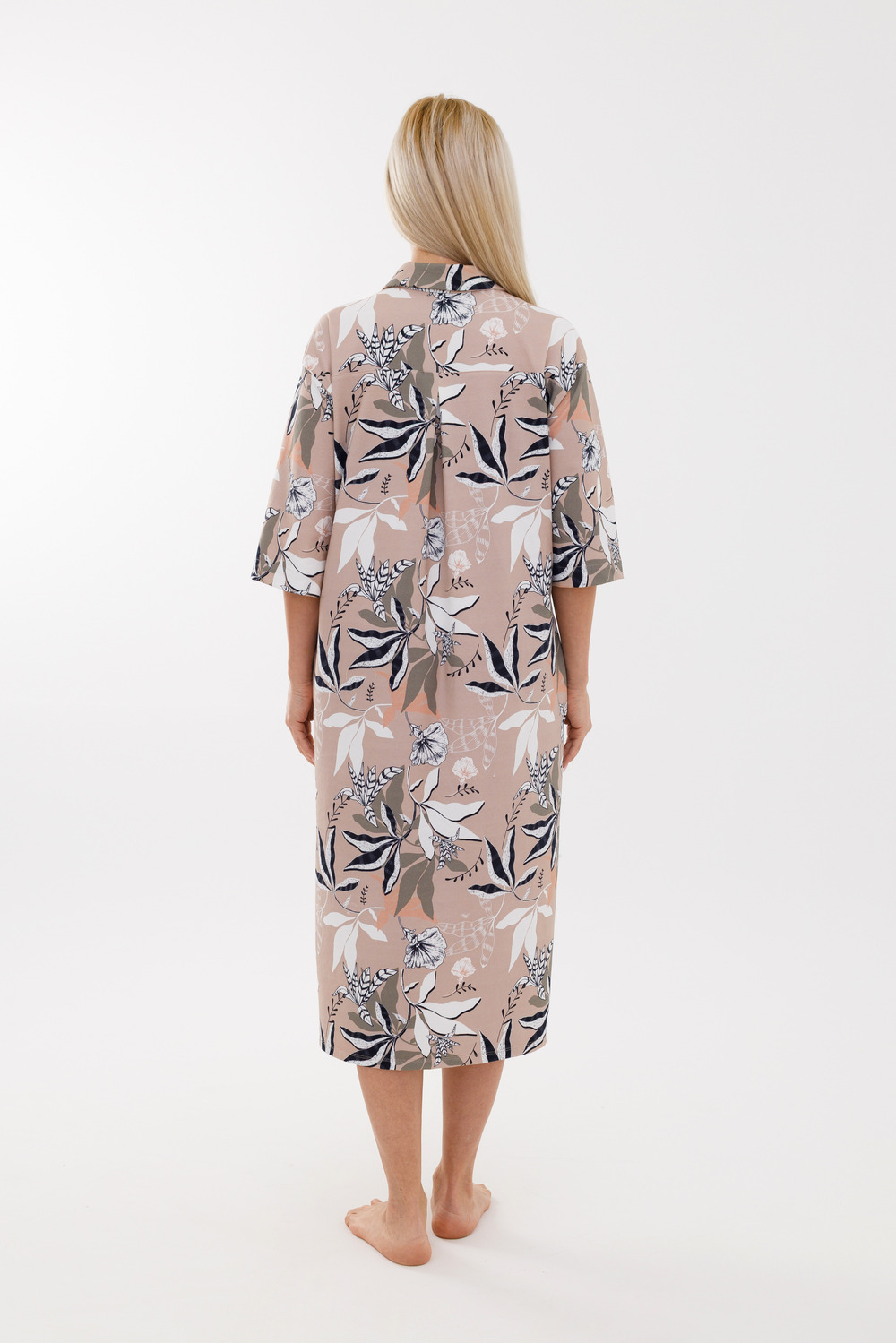 Платье-рубашка «Орнамент тишины»