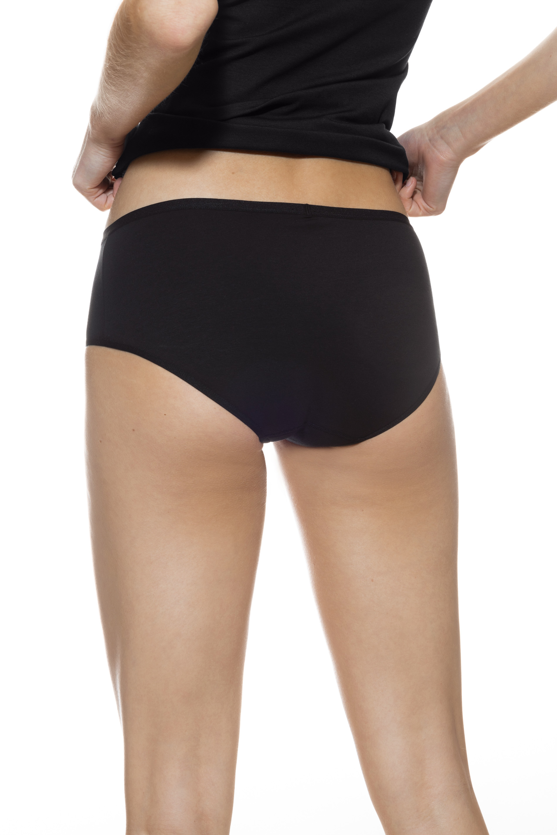 MEY (Comfort cotton) Трусы хипстеры «Black»