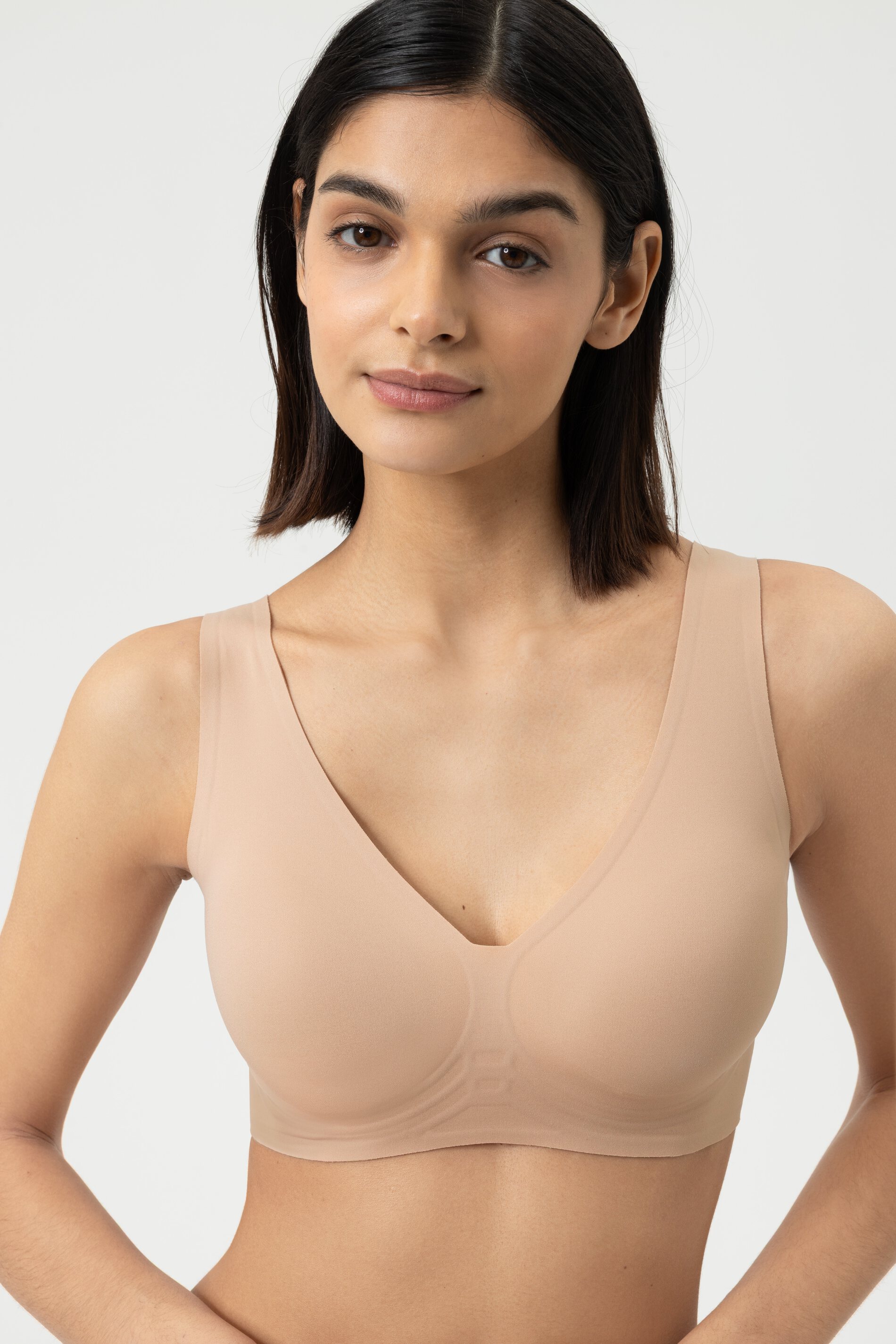 MEY (Simply better invisibles) Бюстгальтер bustier «Cream tan»