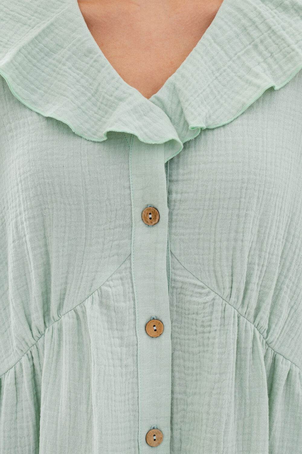 Платье с подрезом «Травяной чай»