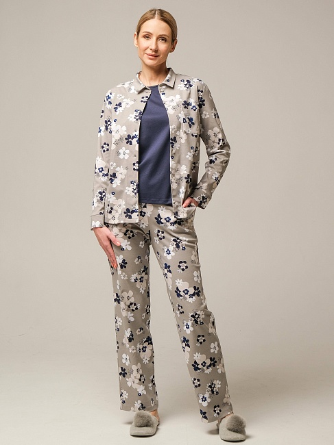 Пижама с брюками Blue orchid