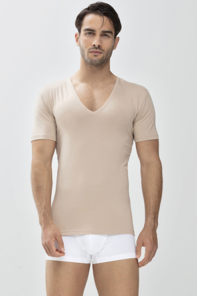 MEY (Dry Cotton) Mужская футболка-подрубашник «Light skin»