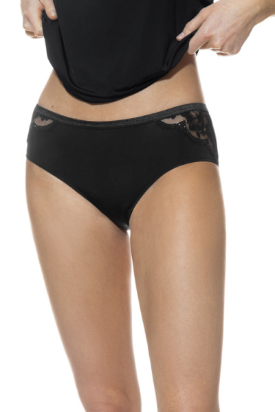 MEY (Poetry vogue) Трусы хипстеры «Black»