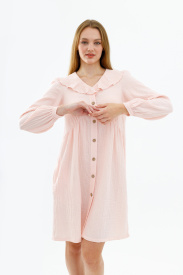 Платье с подрезом «Розовый налив»