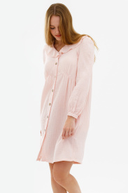 Платье с подрезом «Розовый налив»