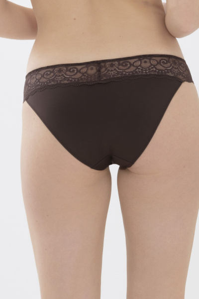 MEY (Amorous) Трусы кружевные слипы «Liquorice brown»