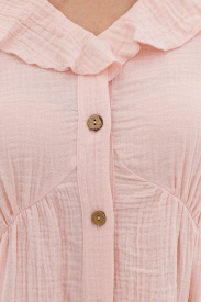 Платье с подрезом «Розовый налив»