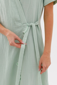 Платье с рюшей «Травяной чай»