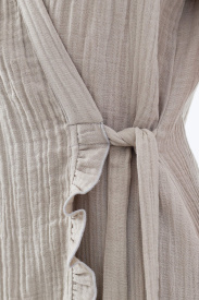 Платье с рюшей «Овсяная каша»