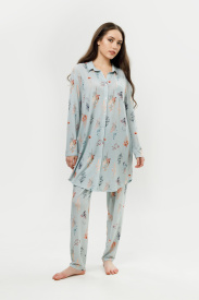 Платье-рубашка «Zesty Mint»