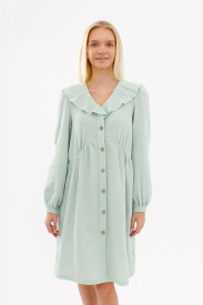 Платье с подрезом «Травяной чай»