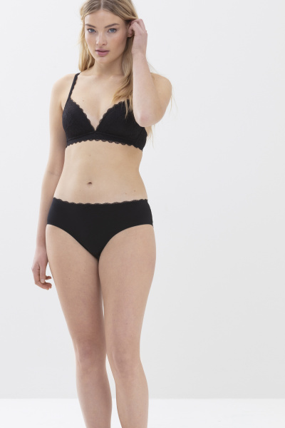 MEY (Amorous) Трусы хипстеры с кружевом «Black»