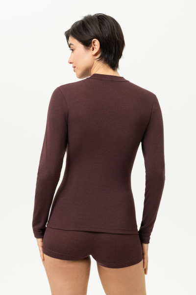 MEY (Wool and silk) Лонгслив «Hot maroon»