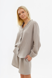 Рубашка с рюшей «Овсяная каша»