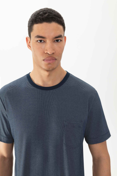 MEY (Bennison) Мужская пижама с шортами «Yacht blue»