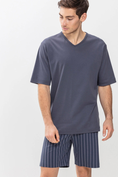 MEY Mужская футболка свободная «Soft grey»