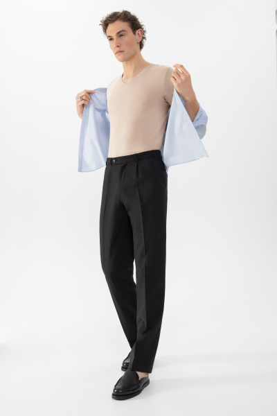 MEY (Comfort cotton) Mужская футболка-подрубашник «Light skin»