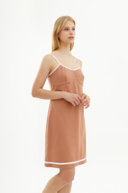 Сорочка с отделкой «Мокко мусс»