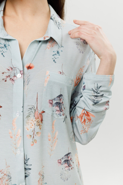 Платье-рубашка «Zesty Mint»