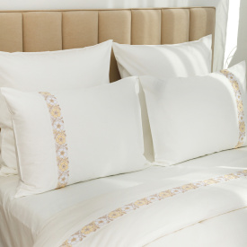 Евро сатин 400 tc White «Желтая ромашка»