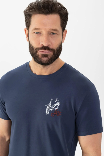 MEY (Jazz Music) Футболка хлопковая «Yacht blue»
