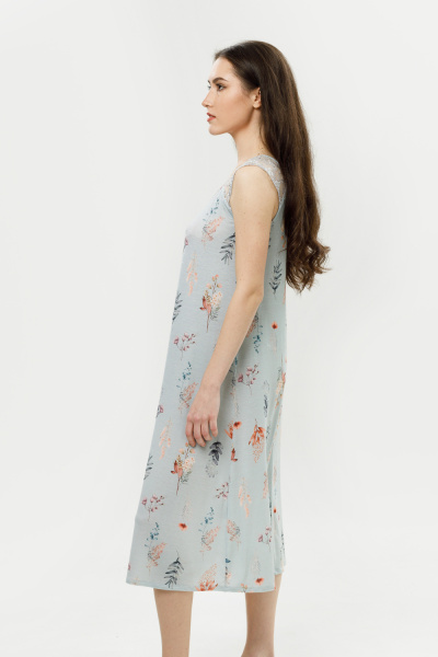 Сорочка с кружевом «Zesty Mint»