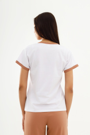 Футболка V «Жасмин»