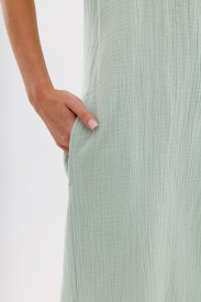 Платье с рюшей «Травяной чай»