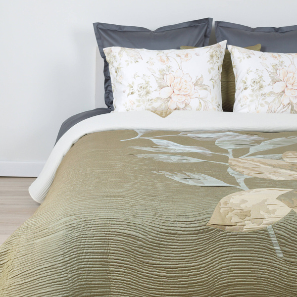 Двухстороннее покрывало «Olbia Green»