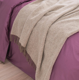 Плед 100% пух ягнёнка Carol Beige