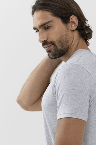 MEY (Dry Cotton) Футболка «Light grey melange»