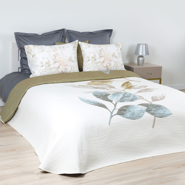 Двухстороннее покрывало «Olbia Green»