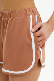 Шорты с отделкой «Мокко мусс»