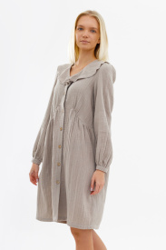 Платье с подрезом «Овсяная каша»