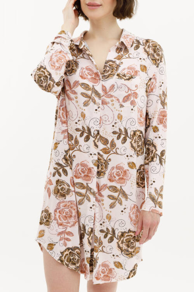 Платье-рубашка «Beige biscuit»