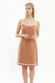 Сорочка с отделкой «Мокко мусс»