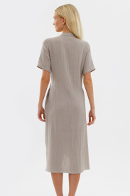 Платье с рюшей «Овсяная каша»